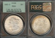Us Coins - 1883o Morgan Dollar PCGS MS64