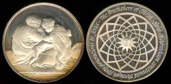 World Coins - 1975 Italy – The Forefathers of Christ by Guerrino Mattia Monassi for the Franklin Mint - Proof Silver (Only 19,412 Pieces Were Struck)