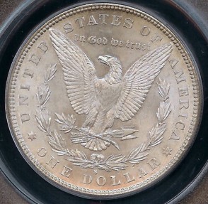 US Coins - 1880s Morgan Dollar ANACS MS64