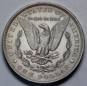 US Coins - 1883 O Morgan Dollar - UNC - Silver