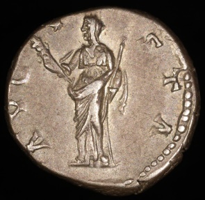Ancient Coins - Faustina I Denarius - AVGVSTA - Rome Mint