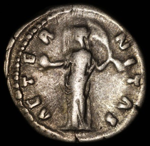 Ancient Coins - Faustina I Denarius - AETERNITAS - Rome Mint