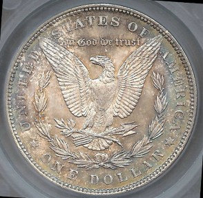US Coins - 1889 Morgan Dollar SEGS MS63
