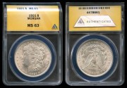 Us Coins - 1921 Morgan Dollar ANACS MS63