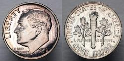Us Coins - 1958 P Roosevelt Dime - Proof (Full Bands) - Silver
