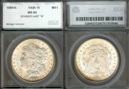 Us Coins - 1888 Morgan Dollar - VAM 15 - SEGS MS63