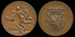 World Coins - 1896  Netherlands - Souvenir Medal handed out at the Bohemian King's Masquerade Ball of 1896 by Covet BV, Kon. (Voorschoten)