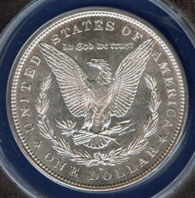 US Coins - 1881s Morgan Dollar ANACS MS60