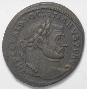 Ancient Coins - Diocletian Follis - GENIO POPVLI ROMANI - Thessalonica Mint