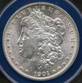 US Coins - 1901o Morgan Dollar ANACS MS62