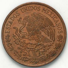 1973 Mo Mexico 20 Centavos Decimal Coinage UNC North