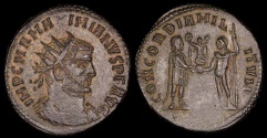 Ancient Coins - Maximianus Antoninianus - CONCORDIA MILITVM - Antioch Mint