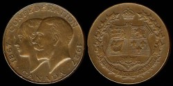 World Coins - 1927 Canada - Canadian Confederation Medal