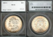 Us Coins - 1899o Morgan Dollar SEGS MS63