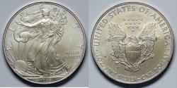 Us Coins - 2008 W American Silver Eagle - Burnished - Struck at West Point Mint (1 Full Ounce of Silver) BU