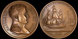 World Coins - 1815 France - Napoleon - The Surrender of Napoleon by Thomas Webb, Nicolas Guy Antoine Brenet and James Mudie