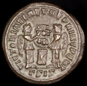 Ancient Coins - Constantine I Ae3 - VICTORIAE LAETAE PRINC PERP - Siscia Mint
