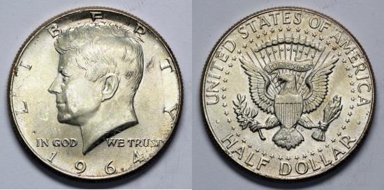 Buy 1964 P Kennedy Half Dollars Online. Rare Half Dollars.