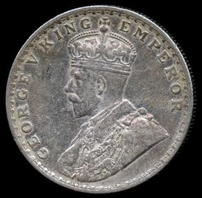 World Coins - 1917 (b) India (British) 1 Rupee AU