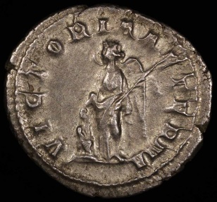 Ancient Coins - Gordian III Antoninianus - VICTORIA AETERNA - Rome Mint 
