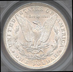 US Coins - 1884o Morgan Dollar SEGS MS62