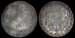 World Coins - 1807 LIMAE-JP Peru 8 Real - Carolus IIII - XF