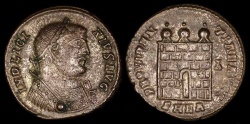 Ancient Coins - Licinius I Follis - PROVIDENTIAE AVGG - Heraclea Mint