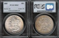 Us Coins - 1885 Morgan Dollar PCGS MS63