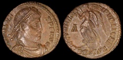 Ancient Coins - Valens Ae3 - SECVRITAS REIPVBLICAE - Siscia Mint 