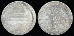 World Coins - 1973 Austria 50 Schilling Commemorative UNC