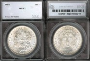 Us Coins - 1888 Morgan Dollar SEGS MS63