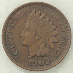 1902 Indian Head Cent - VF | Small Cents