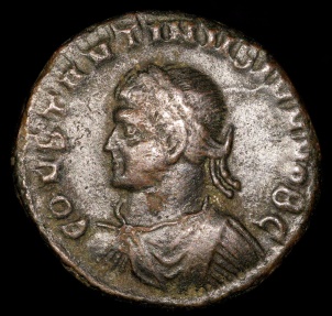 Ancient Coins - Constantine II Ae3 - CAESARVM NOSTRORVM - Thessalonica Mint