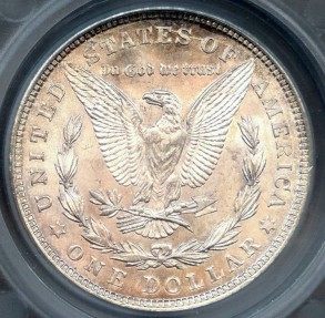 US Coins - 1921 Morgan Dollar SEGS MS63