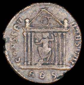 Ancient Coins - Maxentius Ae Follis - CONSERV VRB SVAE - Rome Mint 