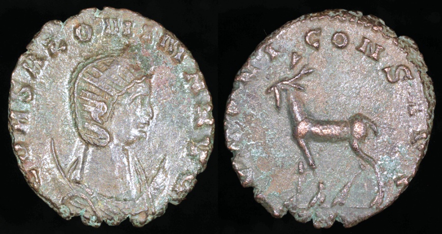 Ancient Coins - Salonina Antoninianus - IVNONI CONS AVG - Rome Mint 