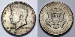 Us Coins - 1964 P Kennedy Half Dollar - BU Silver