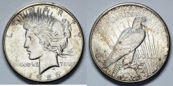 Us Coins - 1926 S Peace Dollar - AU - Silver