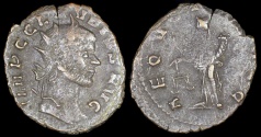 Ancient Coins - Claudius II Antoninianus - AEQVITAS AVG - Rome Mint 
