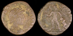 Ancient Coins - Arcadius Ae4 - SALVS REIPVBLICAE