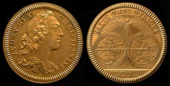 World Coins - 1753 French American Colonial Jetón 