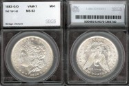 Us Coins - 1882o/o Morgan Dollar - VAM 7 (Top 100) - SEGS MS62