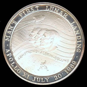 US Coins - 1969 John F. Kennedy and the Apollo XI Lunar Landing (Canada) Silver