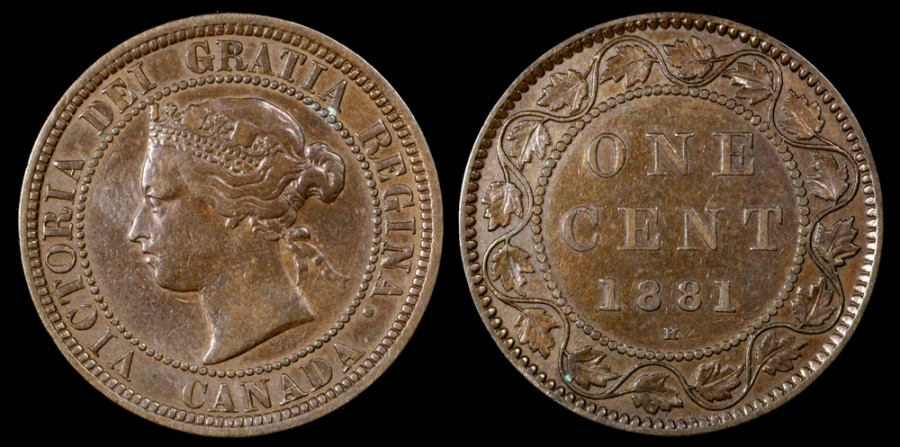 1881 H Canada 1 Cent - Victoria - AU | North & Central American and ...