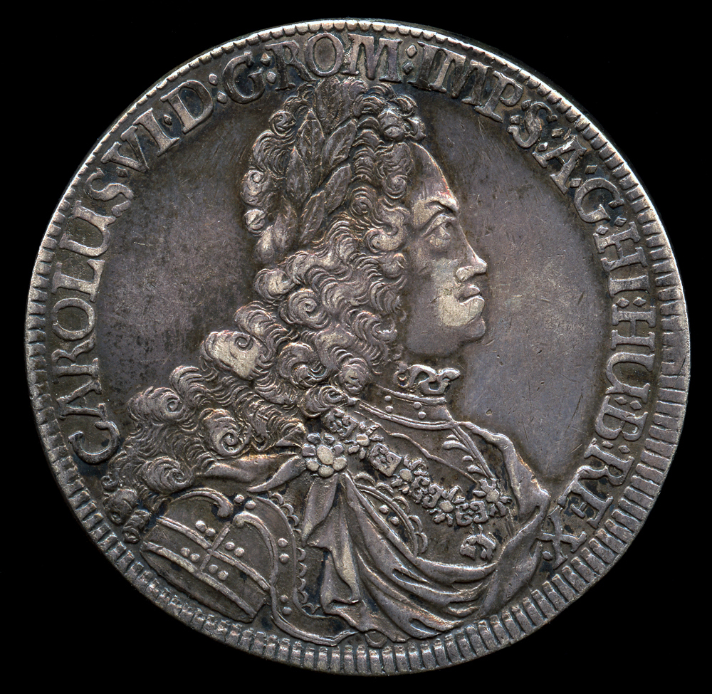 1721 Austria (Hall Mint) Charles VI, Holy Roman Emperor 1 Thaler