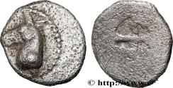 Ancient Coins - MACEDONIA - MENDE Mendé, Macédoine c. 480-460 AC. (10mm, 0,61g, h)