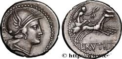 Ancient Coins - RUTILIA Rome 77 AC. (19mm, 3,88g, 7h)