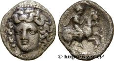 Ancient Coins - THESSALY - LARISSA Larissa, Thessalie c. 350 AC. (12,5mm, 1,20g, 12h)