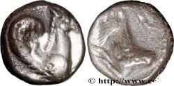 Ancient Coins - CARIA - HALICARNASSUS Halicarnasse, Carie c. 500-400 AC. (8mm, 0,71g, 11h)