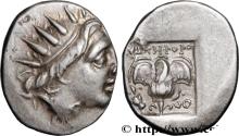 Ancient Coins - CARIA - CARIAN ISLANDS - RHODES Rhodes, Carie c. 88-84 AC. (15,5mm, 2,47g, 12h)